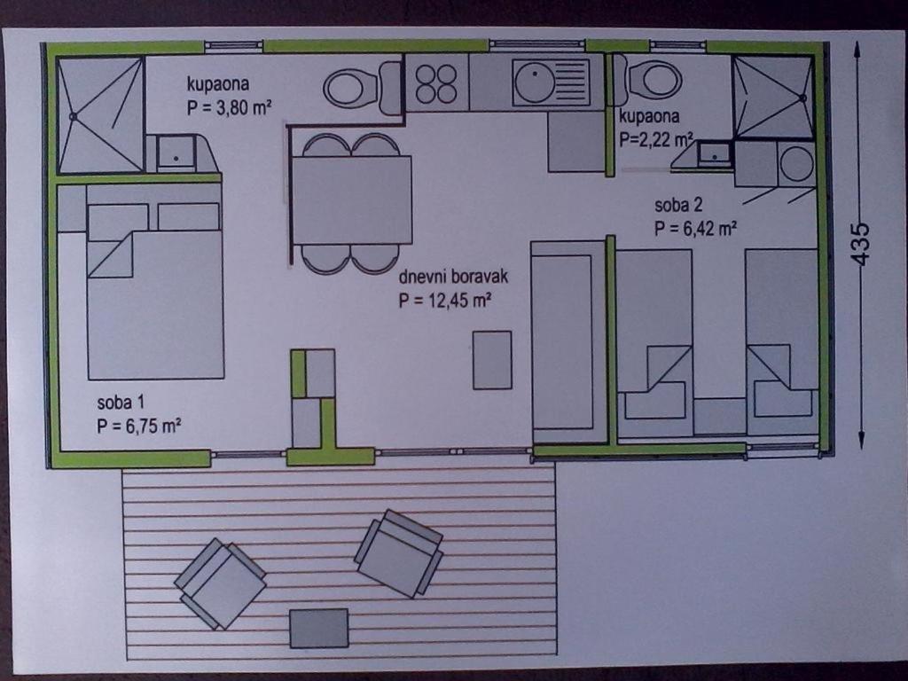 Mobile Home Ivan Водице Екстер'єр фото
